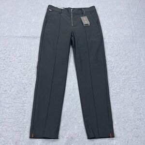 KJUS Ikala 7/8 Pants Women's Medium 38 Black High‎ Waist Stretch Golf Slim Fit